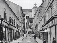 Bregovita ulica (današnja Tomićeva), oko 1900. godine